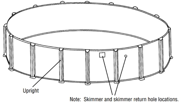 How to Assembly your Above Ground Pool Vertical Supports