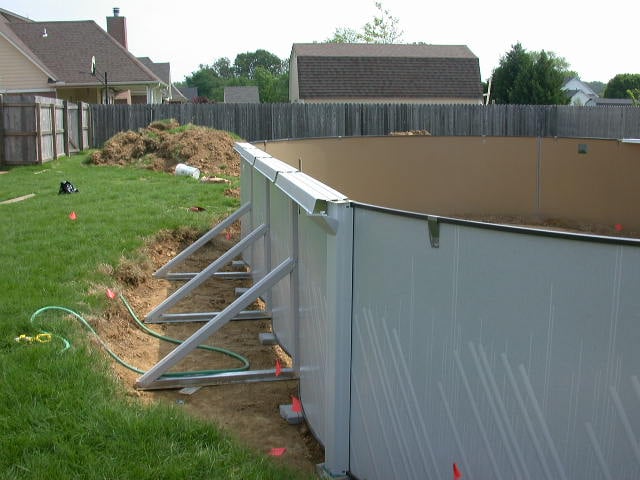 Above Ground Pool Deep End Installation for Oval Pools